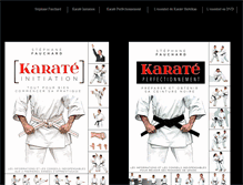 Tablet Screenshot of karate-fauchard.com